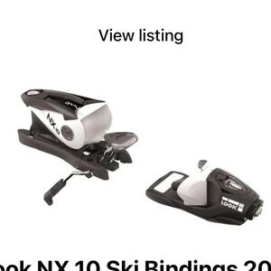 Look NX 10 Ski Bindings Black and Blue